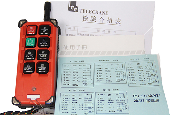 Универсальный кнопочный переключатель дистанционного управления Telecrane для подъемника/лебедки/крана
